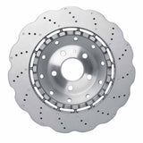 Dynamic Friction 2013-2024 Audi R8 Front Drilled Hi-Carbon Alloy Geomet Coated Rotor (365x34 Vented) by Dynamic Friction Company 920-73075A
