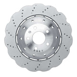 Dynamic Friction 2013-2024 Audi R8 Front Drilled Hi-Carbon Alloy Geomet Coated Rotor (365x34 Vented) by Dynamic Friction Company 920-73075A