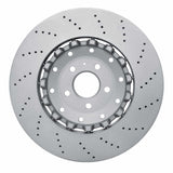 Dynamic Friction 2014-2018 Audi RS7 Front Drilled Hi-Carbon Alloy Geomet Coated Rotor by Dynamic Friction Company 920-73077A
