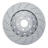 Dynamic Friction 2014-2018 Audi RS7 Front Drilled Hi-Carbon Alloy Geomet Coated Rotor by Dynamic Friction Company 920-73077A