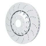 Dynamic Friction 2018-2025 Audi RS5 Front Drilled Hi-Carbon Alloy Geomet Coated Rotor by Dynamic Friction Company 920-73078A