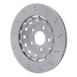 Dynamic Friction 2018-2025 Audi RS5 Sportback Rear Drilled Hi-Carbon Alloy Geomet Coated Rotor (330x21.8 Vented) by Dynamic Friction Company 920-73089A