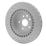 Dynamic Friction 2008-2014 Lexus IS F Rear Drilled Hi-Carbon Alloy Geomet Coated Rotor (345x28 Vented) by Dynamic Friction Company 920-75025