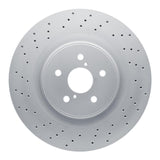 Dynamic Friction 2008-2014 Lexus IS F Front Drilled Hi-Carbon Alloy Geomet Coated Rotor (360x30 Vented) by Dynamic Friction Company 920-75026