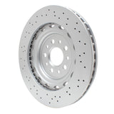 Dynamic Friction 2014-2024 Maserati Ghibli Front Drilled Hi-Carbon Alloy Geomet Coated Rotor (360x32 Vented) by Dynamic Friction Company 920-79004