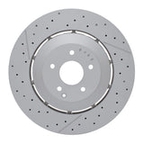 Dynamic Friction 2006-2011 Mercedes-Benz SLK55 AMG Front Drilled and Slotted Hi-Carbon Alloy Geomet Coated Rotor (361x32 Vented) by Dynamic Friction Company 930-63080