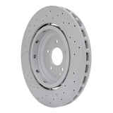 Dynamic Friction 2006-2011 Mercedes-Benz SLK55 AMG Front Drilled and Slotted Hi-Carbon Alloy Geomet Coated Rotor (361x32 Vented) by Dynamic Friction Company 930-63080