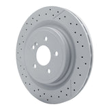 Dynamic Friction 2012-2020 Mercedes-Benz SLC43 AMG Rear Drilled and Slotted Hi-Carbon Alloy Geomet Coated Rotor (330x22 Vented) by Dynamic Friction Company 930-63101