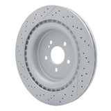 Dynamic Friction 2013-2023 Mercedes-Benz SL63 AMG Rear Drilled and Slotted Hi-Carbon Alloy Geomet Coated Rotor (360x26 Vented) by Dynamic Friction Company 930-63104