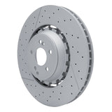 Dynamic Friction 2013-2025 Mercedes-Benz GLC63 AMG S Front Drilled and Slotted Hi-Carbon Alloy Geomet Coated Rotor by Dynamic Friction Company 930-63110A