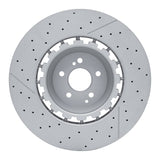 Dynamic Friction 2013-2025 Mercedes-Benz GLC63 AMG S Front Drilled and Slotted Hi-Carbon Alloy Geomet Coated Rotor by Dynamic Friction Company 930-63110A