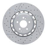 Dynamic Friction 2013-2025 Mercedes-Benz GLC63 AMG S Front Drilled and Slotted Hi-Carbon Alloy Geomet Coated Rotor by Dynamic Friction Company 930-63110A