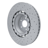 Dynamic Friction 2013-2025 Mercedes-Benz GLC63 AMG S Front Drilled and Slotted Hi-Carbon Alloy Geomet Coated Rotor by Dynamic Friction Company 930-63110A