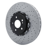 Dynamic Friction 2007-2025 Mercedes-Benz E63 AMG Front Drilled and Slotted Hi-Carbon Alloy Geomet Coated Rotor (360x36 Vented) by Dynamic Friction Company 930-63164A