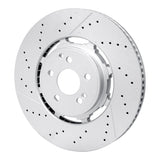 Dynamic Friction 2021-2025 Mercedes-Benz Gle63 AMG S Suv Rear Drilled & Slotted Hi-Carbon Alloy GEOMET Coated Rotor by Dynamic Friction Company 930-63194