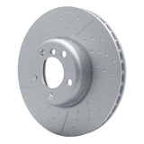 Dynamic Friction 2012-2021 BMW 330i Front Hi-Carbon Alloy Geomet Coated Rotor - Dimpled and Slotted by Dynamic Friction Company 940-31108A