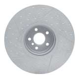 Dynamic Friction 2020-2025 BMW M340iX Right Front Hi-Carbon Alloy Geomet Coated Rotor - Dimpled and Slotted (374x36 Vented) by Dynamic Friction Company 940-31131D