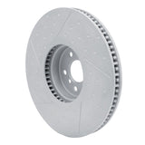 Dynamic Friction 2020-2025 BMW M340iX Right Front Hi-Carbon Alloy Geomet Coated Rotor - Dimpled and Slotted (374x36 Vented) by Dynamic Friction Company 940-31131D