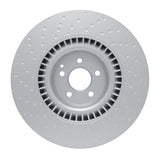 Dynamic Friction 2007-2014 Mercedes-Benz CL65 AMG Front Hi-Carbon Alloy Geomet Coated Rotor - Dimpled (390x36 Vented) by Dynamic Friction Company 950-63081