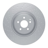 Dynamic Friction 2007-2014 Mercedes-Benz CL65 AMG Front Hi-Carbon Alloy Geomet Coated Rotor - Dimpled (390x36 Vented) by Dynamic Friction Company 950-63081