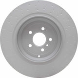 Dynamic Friction 2007-2011 Mercedes-Benz ML63 AMG Rear Dimpled Hi-Carbon Alloy Geomet Coated Rotor (364x26 Vented) by Dynamic Friction Company 950-63133