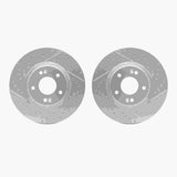R1 Concepts 15-25 Hyundai Kona Electric Front Drilled & Slotted Carbon Coated Brake Rotor Set by R1 Concepts RNC-WBPN1-03013