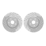 R1 Concepts 13-20 Subaru WRX Front Drilled & Slotted Carbon Coated Brake Rotor Set by R1 Concepts RNC-WBPN1-13011