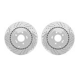 R1 Concepts 18-25 Genesis G70 Rear Drilled & Slotted Carbon Coated Brake Rotor Set by R1 Concepts RNC-WBPN1-21018