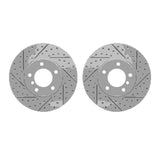 R1 Concepts 07-21 BMW 230i Front Drilled & Slotted Carbon Coated Brake Rotor Set by R1 Concepts RNC-WBPN1-31004
