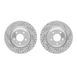 R1 Concepts 06-15 BMW 335i Rear Drilled & Slotted Carbon Coated Brake Rotor Set by R1 Concepts RNC-WBPN1-31065