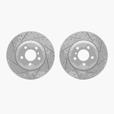 R1 Concepts 12-20 BMW 340i Rear Drilled & Slotted Carbon Coated Brake Rotor Set by R1 Concepts RNC-WBPN1-31069