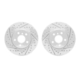 R1 Concepts 14-21 Mini Cooper Front Drilled & Slotted Carbon Coated Brake Rotor Set by R1 Concepts RNC-WBPN1-32008