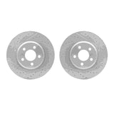 R1 Concepts 05-23 Chrysler 300 Front Drilled & Slotted Carbon Coated Brake Rotor Set by R1 Concepts RNC-WBPN1-39003