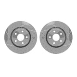R1 Concepts 11-25 Dodge Durango Front Drilled & Slotted Carbon Coated Brake Rotor Set by R1 Concepts RNC-WBPN1-42001