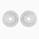 R1 Concepts 09-24 Cadillac CTS Rear Drilled & Slotted Carbon Coated Brake Rotor Set by R1 Concepts RNC-WBPN1-47035
