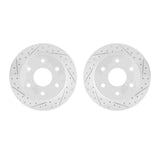R1 Concepts 88-00 Cadillac Escalade Front Drilled & Slotted Carbon Coated Brake Rotor Set