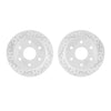 R1 Concepts 88-00 Cadillac Escalade Front Drilled & Slotted Carbon Coated Brake Rotor Set