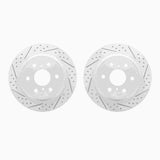 R1 Concepts 07-20 Cadillac Escalade EXT Rear Drilled & Slotted Carbon Coated Brake Rotor Set by R1 Concepts RNC-WBPN1-48036