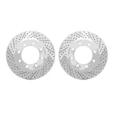 R1 Concepts 12-25 Ford F-250 Super Duty Front Drilled & Slotted Carbon Coated Brake Rotor Set by R1 Concepts RNC-WBPN1-54067