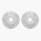 R1 Concepts 13-25 Acura ILX Front Drilled & Slotted Carbon Coated Brake Rotor Set by R1 Concepts RNC-WBPN1-58000