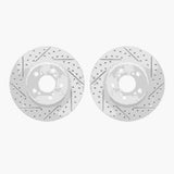 R1 Concepts 05-12 Acura RL Front Drilled & Slotted Carbon Coated Brake Rotor Set by R1 Concepts RNC-WBPN1-58007