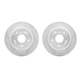 R1 Concepts 99-11 Acura TL Rear Drilled & Slotted Carbon Coated Brake Rotor Set by R1 Concepts RNC-WBPN1-58018