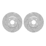 R1 Concepts 07-20 Acura ZDX Front Drilled & Slotted Carbon Coated Brake Rotor Set by R1 Concepts RNC-WBPN1-59011