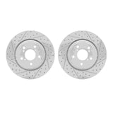 R1 Concepts 15-25 Acura MDX Front Drilled & Slotted Carbon Coated Brake Rotor Set by R1 Concepts RNC-WBPN1-59012