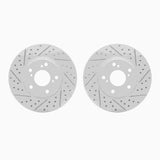 R1 Concepts 16-25 Honda Accord Front Drilled & Slotted Carbon Coated Brake Rotor Set by R1 Concepts RNC-WBPN1-59018