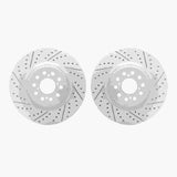 R1 Concepts 17-25 Acura Integra Front Drilled & Slotted Carbon Coated Brake Rotor Set by R1 Concepts RNC-WBPN1-59022