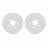 R1 Concepts 97-15 Acura ILX Rear Drilled & Slotted Carbon Coated Brake Rotor Set by R1 Concepts RNC-WBPN1-59032