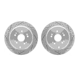 R1 Concepts 05-18 Acura RDX Rear Drilled & Slotted Carbon Coated Brake Rotor Set by R1 Concepts RNC-WBPN1-59040