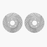 R1 Concepts 13-24 Nissan Altima Front Drilled & Slotted Carbon Coated Brake Rotor Set by R1 Concepts RNC-WBPN1-67021