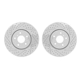 R1 Concepts 05-14 Infiniti QX70 Front Drilled & Slotted Carbon Coated Brake Rotor Set by R1 Concepts RNC-WBPN1-68000